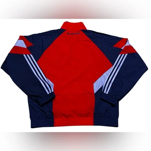 Adidas Arsenal AFC soccer Track Jacket windbreaker red‎ blue size small IS6503